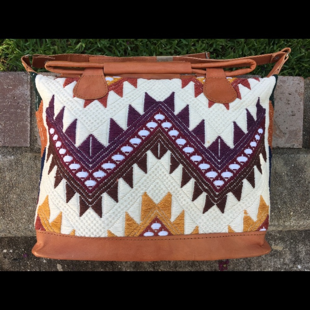 Guatemalan Chevron Bag